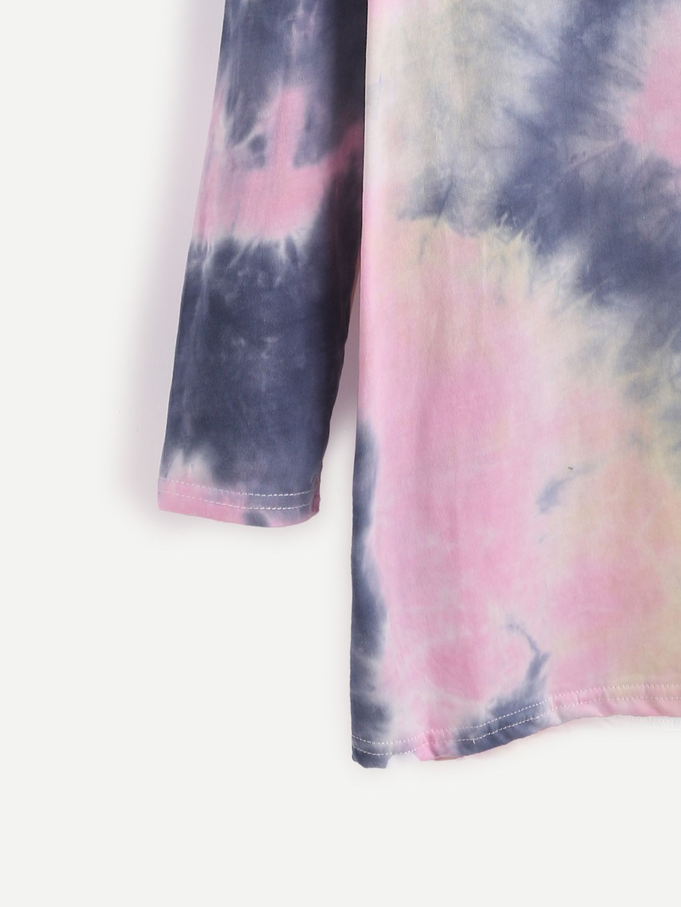 Tie Dye Long Sleeve T-shirt Dress